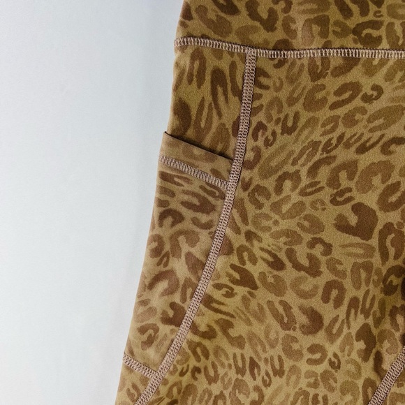 SCORPIO SOL THRILL SEEKER MOCHA LEOPARD ATHLETIC BIKE SHORTS - Picture 6 of 6